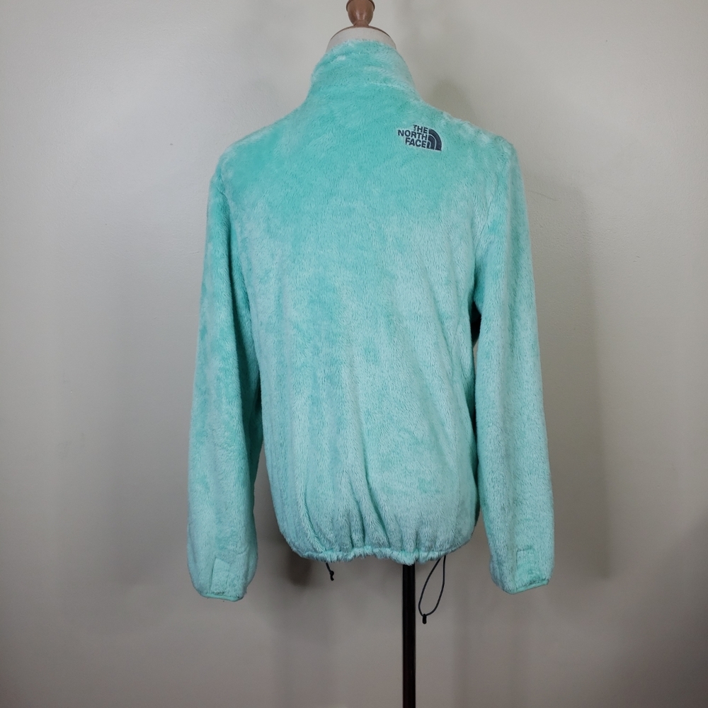 The North Face Women's MINT GREEN Osito Full Zip Soft Fleece Jacket M - Picture 3 of 5